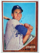 Daryl Spencer signed 1962 Topps On Card Auto #197- COA (Los Angeles Dodgers)