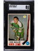 Bob Barlow 1969-70 O-Pee-Chee NHL Rookie (RC) Card #196- SGC Graded 8 NM-MT (Minnesota North Stars)