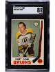 Gary Doak 1969-70 O-Pee-Chee NHL Card #202- SGC Graded 8 NM-MT (Boston Bruins)