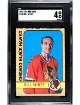 Bill White 1972-73 O-Pee-Chee NHL Card #158- SGC Graded 4 VG-EX (Chicago Blackhawks)