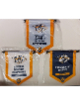 Nashville Predators 2017-18 Mini Banner Arena Giveaway- Set of 3- RS Western Conference Champs/Central Div Champs/Pres Trophy