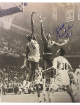 Wilt Chamberlain signed Philadelphia 76ers Vintage B&W 16x20 Photo #13- PSA Authentication (vs Bill Russell)