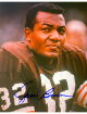 Jim Brown signed Cleveland Browns 8x10 Photo- Beckett Review/NFL Alumni LOA