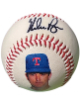 Nolan Ryan signed Fotoball USA MLB Baseball- /1000/- Fotoball USA COA/Notary Witnessed