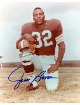 Jim Brown signed Cleveland Browns 8x10 Photo- Beckett Review/NFL Alumni LOA
