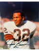 Jim Brown signed Cleveland Browns 8x10 Photo- Beckett Review/Tuff Stuff LOA