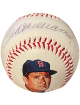 Ted Williams signed Fotoball USA MLB Baseball- /1000- COA (imperfect/Boston Red Sox)