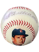 Ted Williams signed Fotoball USA MLB Baseball- /1000- COA (light sig/Boston Red Sox)