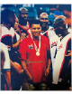Muhammad Ali signed 1996 Olympics Gold Medal 16x20 Photo  Beckett Rev/COA/Photo (Team USA Basketball Team)
