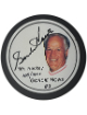 Gordie Howe signed Mr. Hockey #9 Logo Puck- /1946- Fotoball USA COA (HOF)