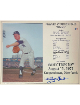 Whitey Ford signed New York Yankees MLB Licensed Hall of Fame Induction Day 8x10 Photo/Card- Tuff Stuff COA/Show Ticket