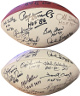 HOF Legends Signed OFC Wilson NFL WP Leather Football 19 Sigs Tagliabue-Beckett Graham/Dawson/Groza Toe/Hornung/Rosie Brown