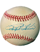 Ralph Kiner signed RONL Official National League Baseball- minor tone- COA (Pittsburgh Pirates/HOF)