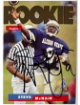 Steve McNair signed 1995 Skybox Impact Rookie On Card Auto #171- Beckett Review (Titans/Alcorn St)