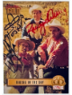 Woody Paul/Ranger Doug/Too Slim Signed 1993 Riders In The Sky Country Gold CMA Card #73 -COA (Country Western/Comedy)