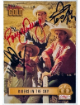Woody Paul/Ranger Doug/Too Slim Signed 1993 Riders In The Sky Country Gold CMA Card #73 -COA (Country Western/Comedy)