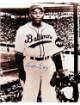 Leon Day signed Baltimore Elite Giants Negro League Sepia Tone 8x10 Photo- Tuff Stuff COA/Show Ticket