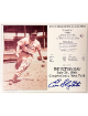 Enos Slaughter signed Cardinals Hall of Fame Induction 8x10 Photo/Card imperfect- Collector's Showcase COA/Show Ticket/Photo