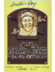 Geraldine Day the wife of Leon Day signed 3.5x5.5 Hall of Fame Plaque Card- COA