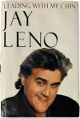 Jay Leno signed "Leading with My Chin" 1996 1st HCDJ Book Minor Wear COA