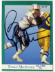 Bruce Matthews signed 1991 Fleer On Card Auto #67- COA (HOF/Oilers/Titans)