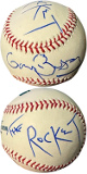 Gary Busey signed Official Rawlings Major League Baseball THE ROCKET- COA (Rookie of the Year Movie)