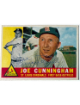 Joe Cunningham signed 1960 Topps On Card Auto #40 Light Sig- COA (St. Louis Cardinals)
