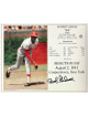 Bob Gibson signed St. Louis Cardinals MLB Licensed Hall of Fame Induction Day 8x10 Photo/Card- Tuff Stuff COA/Show Ticket