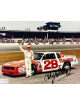 Cale Yarbouough signed NASCAR Licensed Hardee's Racing 8X10 Photo minor dings- Tuff Stuff COA