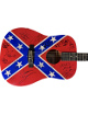 Gretchen Wilson signed Rebel Flag Acoustic Guitar 14 Sigs  Beckett Big & Rich, Cowboy Troy 2 Ft Fred, Charlie Daniels, Big SMO