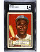 Jackie Robinson 1952 Topps Card #312- SGC Graded 1 Poor (Brooklyn Dodgers/HOF)