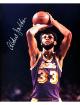 Kareem Abdul-Jabbar signed Los Angeles Lakers 8x10 Photo minor dings- Tuff Stuff COA (HOF/MVP/6X Champ)