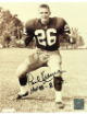 Paul Krause signed Minnesota Vikings NFL Licensed 8x10 Photo HOF 98/81 INT minor dings- COA/Show Ticket