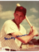 Mickey Vernon signed Washington Senators MLB 8x10 Photo minor dings- COA