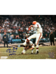 Lou Groza signed Cleveland Browns NFL Licensed 8x10 Photo dual "The Toe" & HOF 74- COA/Show Ticket