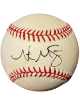 Nate McLouth signed Official Rawlings Major League Baseball minor tone- COA (Pittsburgh Pirates/2008 Gold Glove)