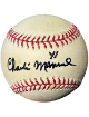 Charlie Manuel signed Official Rawlings Major League Baseball toned- COA (08 WS Champ/Phillies)