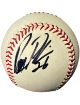 Ronny Paulino signed Official Rawlings Major League Baseball #26- COA (Pirates)