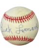 Buck Leonard signed Official ROAL Rawlings American League Baseball toned- COA (Homestead Grays/Negro League)