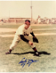 Early Wynn signed Cleveland MLB Licensed 8x10 Photo minor dings- COA (HOF/CY/9XAS)