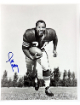 Joe Perry signed San Francisco 49ers Vintage B&W 8x10 Photo minor dings- NFL Alumni, Inc. LOA (HOF)