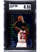 Michael Jordan 1995-96 NBA Hoops Hot List Card #1- SGC Graded 8.5 NM-MT+ (Chicago Bulls/GOAT/HOF)