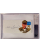 Bruce Crandall signed 6.5x3 cut signature w/ ImageBAS/Beckett Encapsulated (Vietnam War/UH-1/Medal of Honor/Ia Drang)