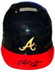 Chipper Jones signed Atlanta Braves Riddell MLB Mini Batting Helmet #10- Upper Deck Authenticated Hologram