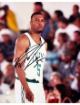 Ron Mercer signed Boston Celtics 8x10 Photo #5 minor dings- Athlon Notarized COA (Kentucky Wildcats)