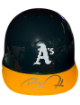 Barry Zito signed Oakland A's Riddell MLB Mini Batting Helmet- Topps Reserve Holo/COA (CY Young)