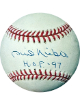 Phil Niekro signed RONL Rawlings Official NL Baseball HOF 97 minor tone- COA (Braves)