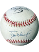 Tony Womack signed Official Rawlings National League RONL Baseball- Fleer COA (Pirates/Diamondbacks)