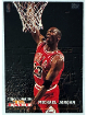 Michael Jordan/Harold Miner 1993-94 Skybox NBA Hoops Face to Face Card #FTF10 (Chicago Bulls/HOF/GOAT)
