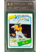Rickey Henderson 1980 Topps Rookie Card (RC) #482- FCG Graded 4.5 VG-EX (Oakland A's/HOF/w/ Sub Grades)